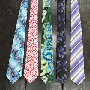 Elegant Men's Tie Set - Multicolor-3